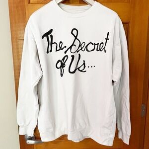 Gracie Abrams Secret of US Tour Tracklist Crewneck Pullover Sz XL Official Merch